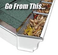 Clogged gutters without gutter protection Atlanta Gutters